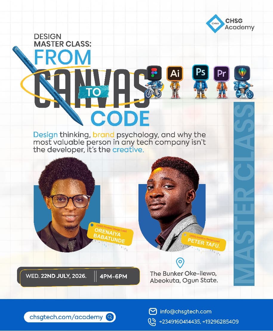 Design Masterclass: From Canvas to Code with Orenaiya Babatunde and Peter Tafu